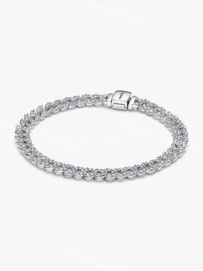 Pandora Pavé Cuban Chain Bracelet